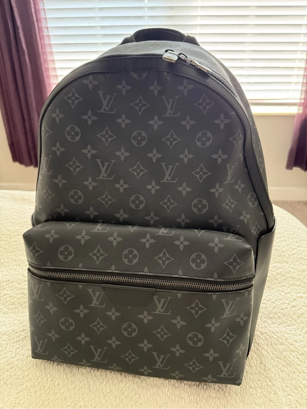 Louis Vuitton Discovery Backpack MM Monogram Eclipse